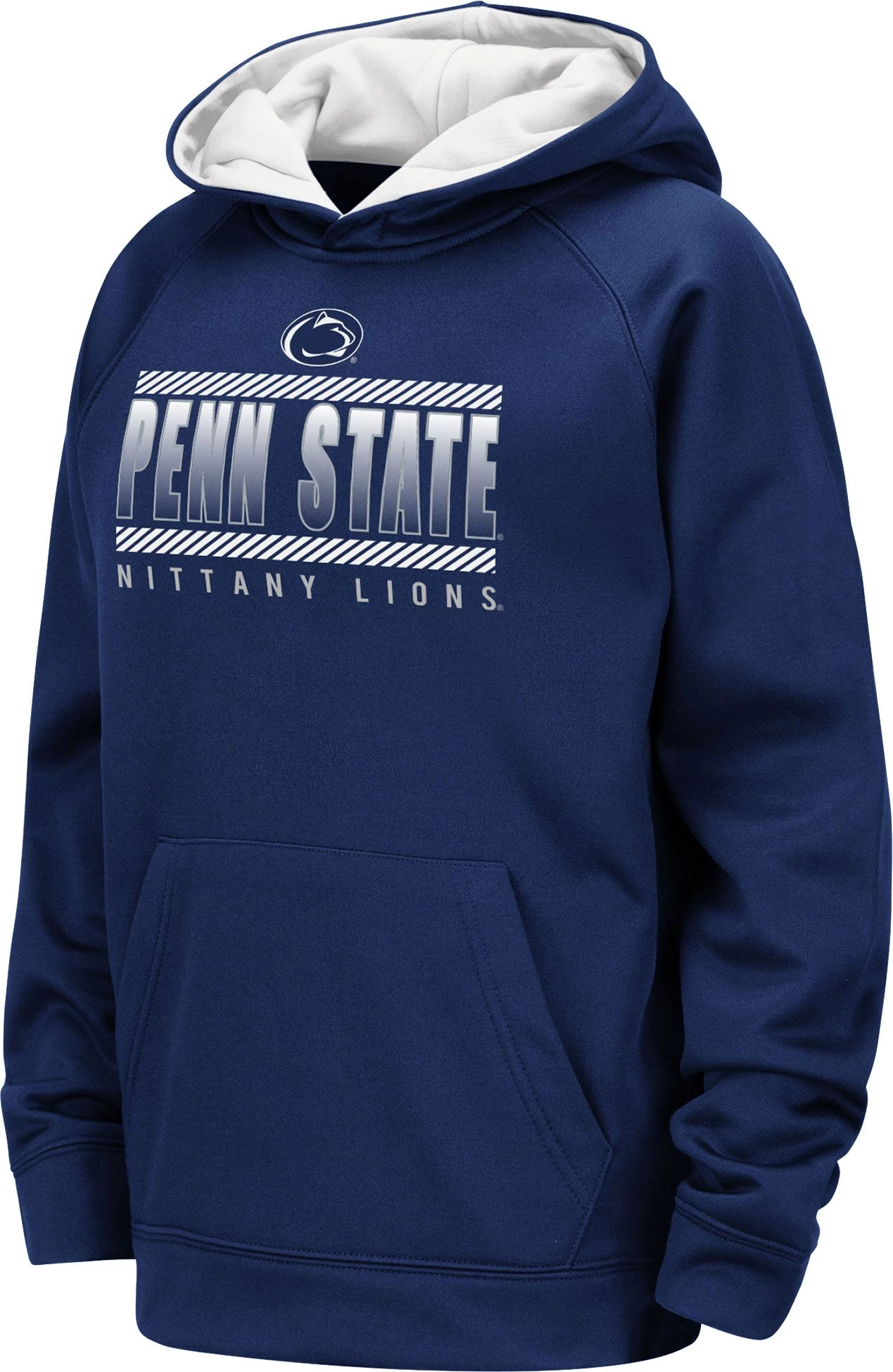 Colosseum Youth Penn State Nittany Lions Blue Raglan Pullover Hoodie For Boys' 1 Colosseum Youth Penn State Nittany Lions Blue Raglan Pullover Hoodie For Boys'