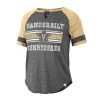Colosseum Women's Vanderbilt Commodores Black Raglan T-Shirt