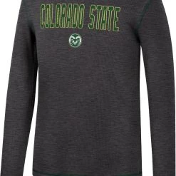 Colosseum Men's Colorado State Rams Grey Therma Longsleeve T-Shirt
