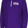Colosseum Youth TCU Horned Frogs Purple Draft 1/4 Zip Jacket For Girls'
