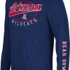 Colosseum Men's Arizona Wildcats Navy Far Out! Long Sleeve T-Shirt