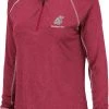 Colosseum Women's Washington State Cougars Crimson Stingray Quarter-Zip Shirt