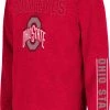 Colosseum Youth Ohio State Buckeyes Scarlet West Long Sleeve T-Shirt For Boys'