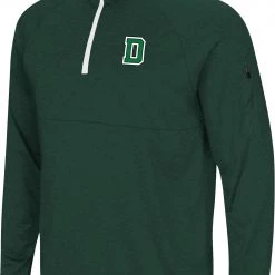 Colosseum Men's Dartmouth Big Green Green Rival 1/4 Zip Jacket