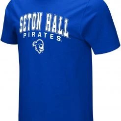 Colosseum Men's Seton Hall Seton Hall Pirates Blue T-Shirt