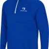 Colosseum Men's Eastern Illinois Panthers Royal Rival 1/4 Zip Jacket