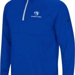 Colosseum Men's Eastern Illinois Panthers Royal Rival 1/4 Zip Jacket