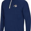 Colosseum Men's Montana State Bobcats Navy Rival 1/4 Zip Jacket