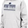 Colosseum Youth Penn State Nittany Lions Raglan Pullover White Hoodie For Girls'