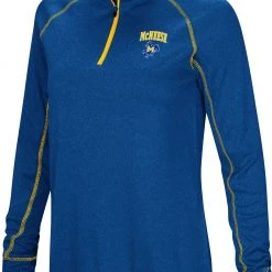 Colosseum Women's McNeese State Cowboys Royal Stingray 1/4 Zip Jacket