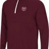 Colosseum Men's Missouri State Bears Maroon Rival 1/4 Zip Jacket