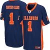 Colosseum Youth Illinois Fighting Illini Blue Max Power Football Jersey For Girls'