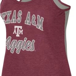 Colosseum Women's Texas A&M Aggies Maroon Mary Racerback Tank Top