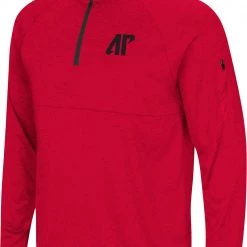 Colosseum Men's Austin Peay Governors Red Rival 1/4 Zip Jacket