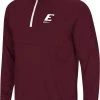 Colosseum Men's Eastern Kentucky Colonels Maroon Rival 1/4 Zip Jacket