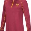 Colosseum Women's Iowa State Cyclones Cardinal Stingray 1/4 Zip Jacket