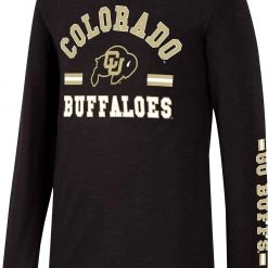 Colosseum Youth Colorado Buffaloes Black Roof Top Longsleeve T-Shirt For Boys'