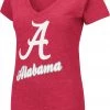 Colosseum Women's Alabama Crimson Tide Crimson Dual Blend V-Neck T-Shirt