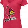 Colosseum Women's Louisville Cardinals Cardinal Red Dual Blend V-Neck T-Shirt