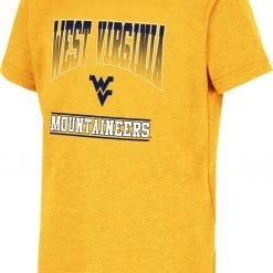 Colosseum Youth West Virginia Mountaineers Gold Toffee T-Shirt For Boys'