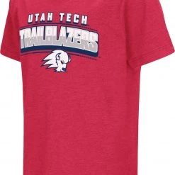 Colosseum Youth Utah Tech Trailblazers Red Playbook T-Shirt For Boys'