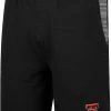 Colosseum Men's Texas Tech Red Raiders Black Thunder Fleece Shorts