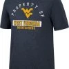 Colosseum Men's West Virginia Mountaineers Red Tri-Blend T-Shirt