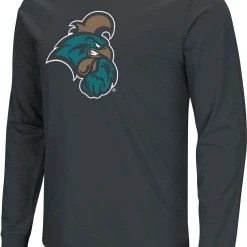 Colosseum Men's Coastal Carolina Chanticleers Black Playbook Long Sleeve T-Shirt