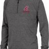 Colosseum Youth Washington State Cougars Grey Quarter-Zip Pullover Shirt For Boys'