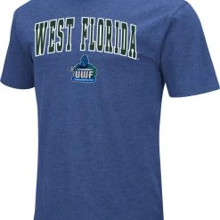 Colosseum Men's West Florida Argonauts Royal Blue Dual Blend T-Shirt