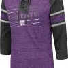 Colosseum Women's Kansas State Wildcats Purple Pasadena ¾ Sleeve T-Shirt