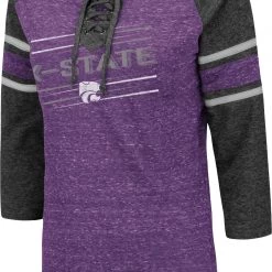 Colosseum Women's Kansas State Wildcats Purple Pasadena ¾ Sleeve T-Shirt