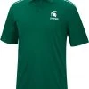 Colosseum Men's Michigan State Spartans Green Polo