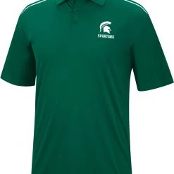 Colosseum Men's Michigan State Spartans Green Polo