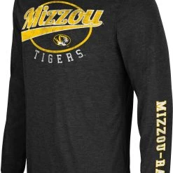 Colosseum Men's Missouri Tigers Black Far Out! Long Sleeve T-Shirt