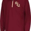 Colosseum Youth Florida State Seminoles Garnet Draft 1/4 Zip Jacket For Boys'