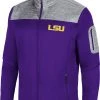 Colosseum Men's LSU Tigers Purple Third Wheel Full-Zip Jacket