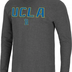 Colosseum Men's UCLA Bruins Grey Dragon Long Sleeve Thermal T-Shirt