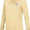 Colosseum Women's Georgia Tech Yellow Jackets Gold Stingray 1/4 Zip Jacket