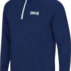 Colosseum Men's UNC-Wilmington Seahawks Navy Rival 1/4 Zip Jacket