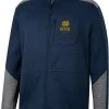 Colosseum Men's Notre Dame Fighting Irish Navy Playin Full Zip Jacket