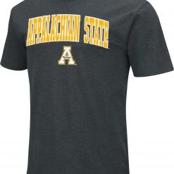 Colosseum Men's Appalachian State Mountaineers Dual Blend Black T-Shirt