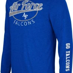 Colosseum Men's Air Force Falcons Blue Far Out! Long Sleeve T-Shirt