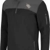 Colosseum Men's UCF Knights Black Lemon Law Quarter-Zip Pullover Jacket