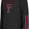 Colosseum Youth Texas Tech Red Raiders Black West Long Sleeve T-Shirt For Boys'