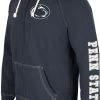 Colosseum Men's Penn State Nittany Lions Blue Intervention Full-Zip Hoodie