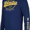Colosseum Men's Toledo Rockets Midnight Blue Far Out! Long Sleeve T-Shirt
