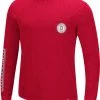 Colosseum Men's Ohio State Buckeyes Scarlet Leg Lamp Long Sleeve T-Shirt