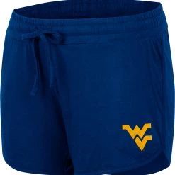 Colosseum Women's West Virginia Mountaineers Navy Mr. Right Shorts
