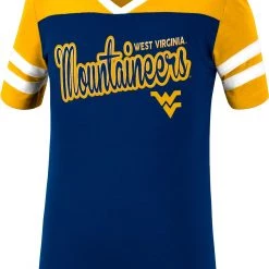 Colosseum Online Shop 24 Colosseum Girl's West Virginia Mountaineers Navy Flying Dutchman T-Shirt For Girls'